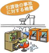 引渡後の問題に対する補償 引渡後の問題に対する補償